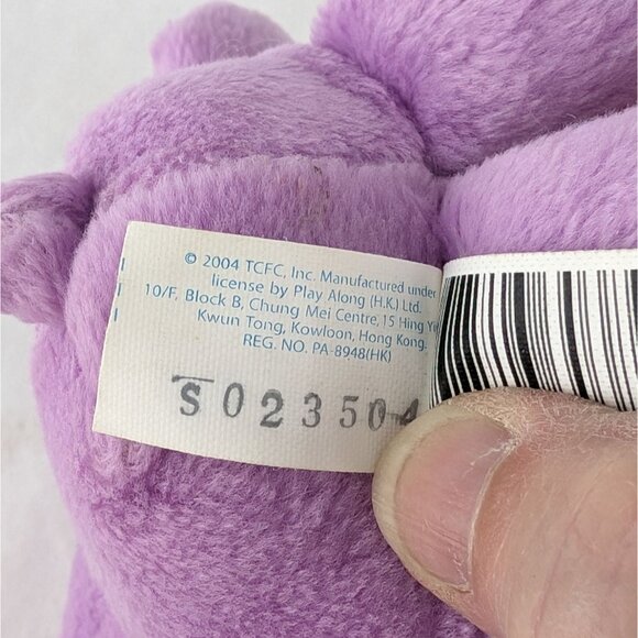 Care Bears Share Bear Plush Purple Lollipop 7" Stuffed Animal Toy 2004 - Picture 5 of 6